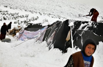 استنفار في شمال غربي سوريا لمواجهة العاصفة الثلجية